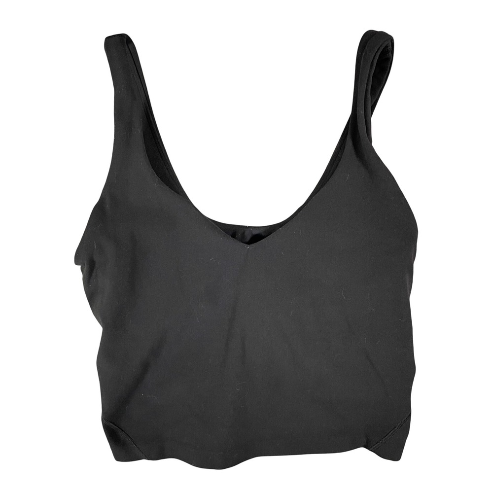 Lululemon Women's Align Tank Top Size 4 Black Athleisure Activewear Sporty